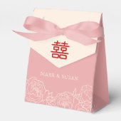 Ballotins Mariage chinois Elégant Double Bonheur (Verso)