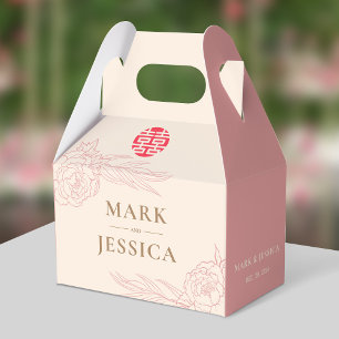 Ballotins Mariage chinois Elégant Double Bonheur