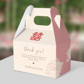 Ballotins Mariage chinois Elégant Double Bonheur