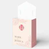 Ballotins Mariage chinois Elégant Double Bonheur (Ouvert)