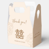 Ballotins Mariage chinois Elégant Double Bonheur (Ouvert)