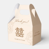 Ballotins Mariage chinois Elégant Double Bonheur (Verso)