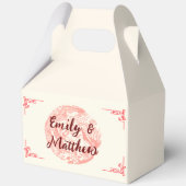 Ballotins Mariage chinois rouge dragon et Phénix (Verso)