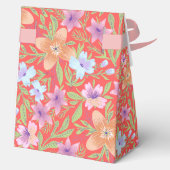 Ballotins Mariage chinois rouge pastel motif (Verso)