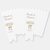 Ballotins Mariage civil avec perles et Prosecco amour (Déplié)