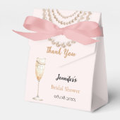 Ballotins Mariage civil pearls Prosecco bulles roses (Verso)