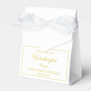 Ballotins Mariage classique Bienvenue Cadeaux de mariage per