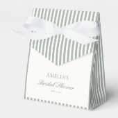 Ballotins Mariage Classique de Style Script avec Rayures Ver (Verso)