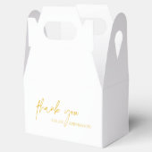 Ballotins Mariage classique et élégant jaune (Ouvert)