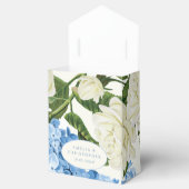 Ballotins Mariage Classique Hydrangea Bleu Rose Blanche (Ouvert)