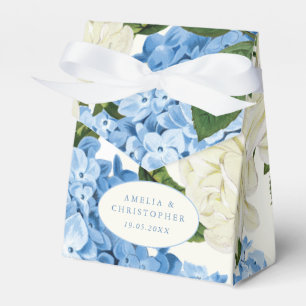 Ballotins Mariage Classique Hydrangea Bleu Rose Blanche