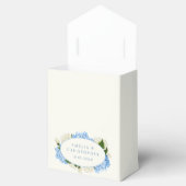 Ballotins Mariage Classique Hydrangea Bleu Rose Blanche (Ouvert)