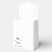 Ballotins Mariage classique moderne Merci Ballotin (Ouvert)