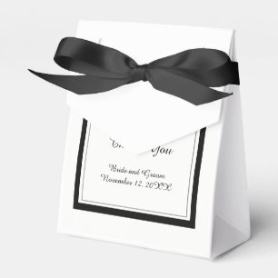 Ballotins Mariage Classique Noir et Blanc
