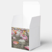 Ballotins mariage confetti rose pétal ballotin (Ouvert)