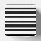 Ballotins Mariage cupcake noir blanc rayé (Haut)