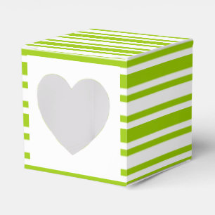 Ballotins Mariage cupcake vert blanc rayé
