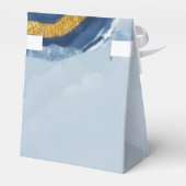 Ballotins Mariage d'âge bleu et or de la marine Dusty (Arrière)