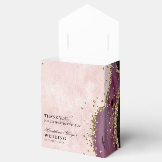 Ballotins Mariage d'âge en marbre Parties scintillant or (Ouvert)