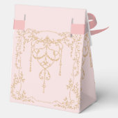 Ballotins Mariage d'antiquités français rose et or (Verso)