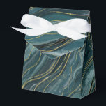 Ballotins Mariage d'aquarelle Abstraite turquoise Blue Gold<br><div class="desc">Personnaliser pour tout événement. Éléments correspondants disponibles.</div>