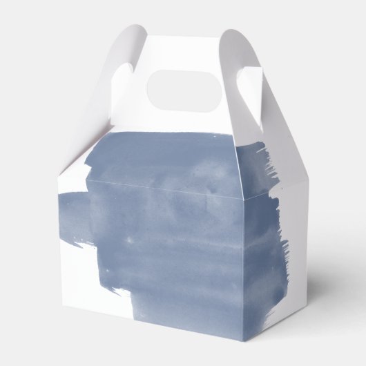 Ballotins Mariage d'aquarelle bleu foncé (Arrière)