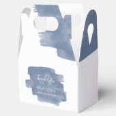 Ballotins Mariage d'aquarelle bleu foncé (Ouvert)