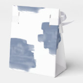 Ballotins Mariage d'aquarelle bleu foncé (Arrière)