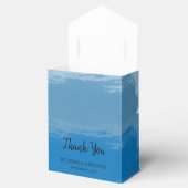 Ballotins Mariage d'aquarelle bleu plage (Ouvert)