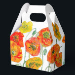 Ballotins Mariage d'aquarelle de Motif de fleurs rouge orang<br><div class="desc">Plaque de Motif de papier rouge croustillante Watrecolor Fleur. Conçu à partir de mes aquarelles d'origine.</div>