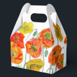 Ballotins Mariage d'aquarelle de Motif de fleurs rouge orang<br><div class="desc">Plaque de Motif de papier rouge croustillante Watrecolor Fleur. Conçu à partir de mes aquarelles d'origine.</div>