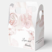 Ballotins Mariage d'aquarelle d'orchidée rose poussiéreux (Ouvert)