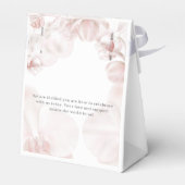 Ballotins Mariage d'aquarelle d'orchidée rose poussiéreux (Arrière)