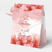 Ballotins Mariage d'aquarelle en Merci doux romantique (Verso)