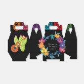 Ballotins Mariage d'aquarelle Fiesta mexicaine (Déplié)