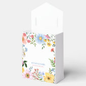 Ballotins Mariage d'aquarelle florale délicat (Ouvert)