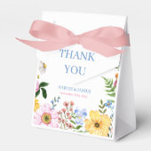 Ballotins Mariage d'aquarelle florale délicat (Verso)