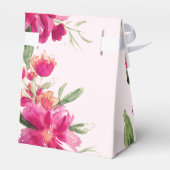 Ballotins Mariage d'aquarelle florale Fuchsia romantique (Arrière)