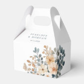 Ballotins Mariage d'aquarelle florale moelleuse (Arrière)