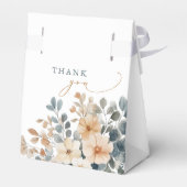 Ballotins Mariage d'aquarelle florale moelleuse (Arrière)