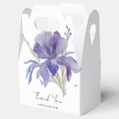 Ballotins Mariage d'aquarelle Iris violet (Ouvert)