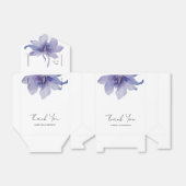 Ballotins Mariage d'aquarelle Iris violet (Déplié)