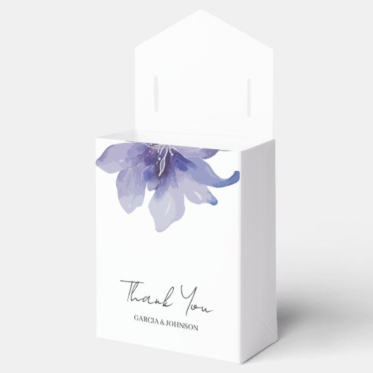 Ballotins Mariage d'aquarelle Iris violet (Ouvert)