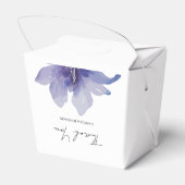 Ballotins Mariage d'aquarelle Iris violet (Arrière)