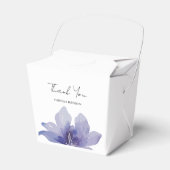 Ballotins Mariage d'aquarelle Iris violet (Verso)