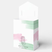 Ballotins Mariage d'aquarelle King Protea (Ouvert)