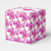 Ballotins Mariage d'aquarelle rose bougainvillier (Verso)