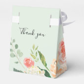 Ballotins Mariage d'aquarelle rose orange vif (Arrière)