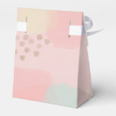 Ballotins Mariage d'art Abstrait rose Pastel Peachy (Arrière)