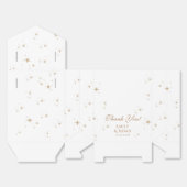 Ballotins Mariage d'astronomie de la Lune Solaire Blanc Céle (Déplié)